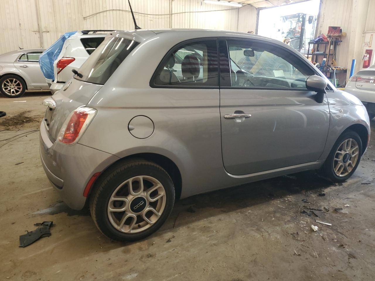 2015 Fiat 500 Pop silver null gas 3C3CFFAR5FT680991 photo #4