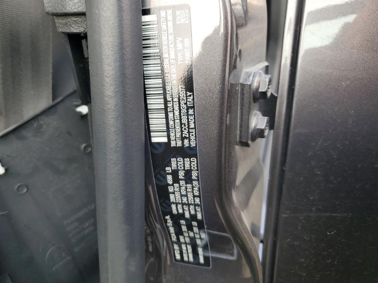 2016 Jeep Renegade Latitude VIN: ZACCJBBT6GPE25577 Lot: 70101185