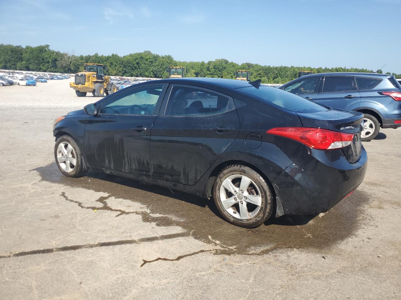 2012 Hyundai Elantra Gls black null gas KMHDH4AE1CU305219 photo #3