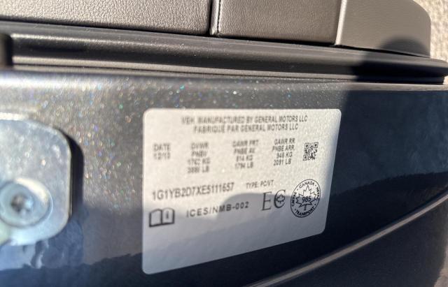 2014 CHEVROLET CORVETTE STINGRAY 1LT  
