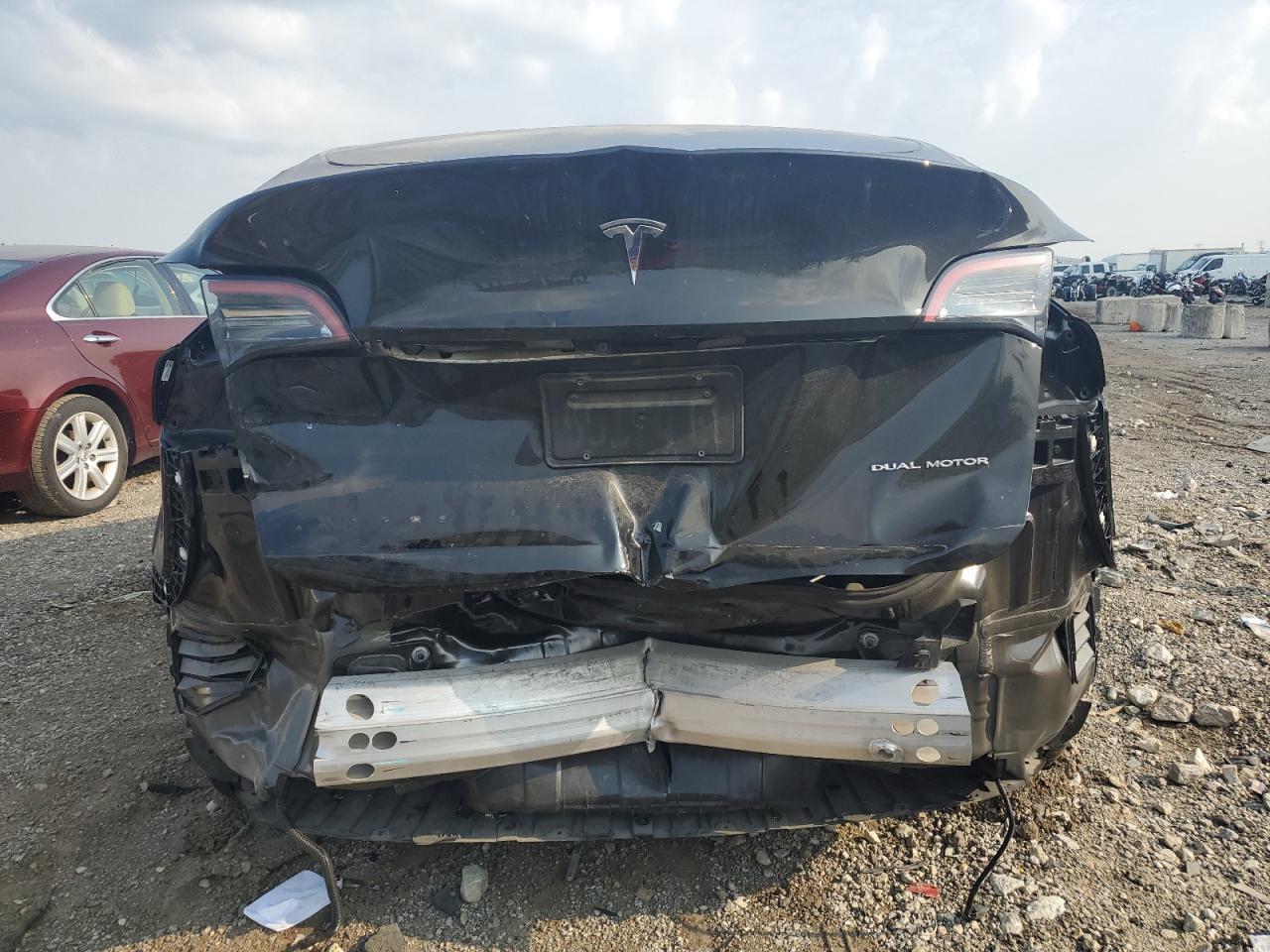 2022 Tesla Model Y VIN: 7SAYGDEE6NA006596 Lot: 69183935