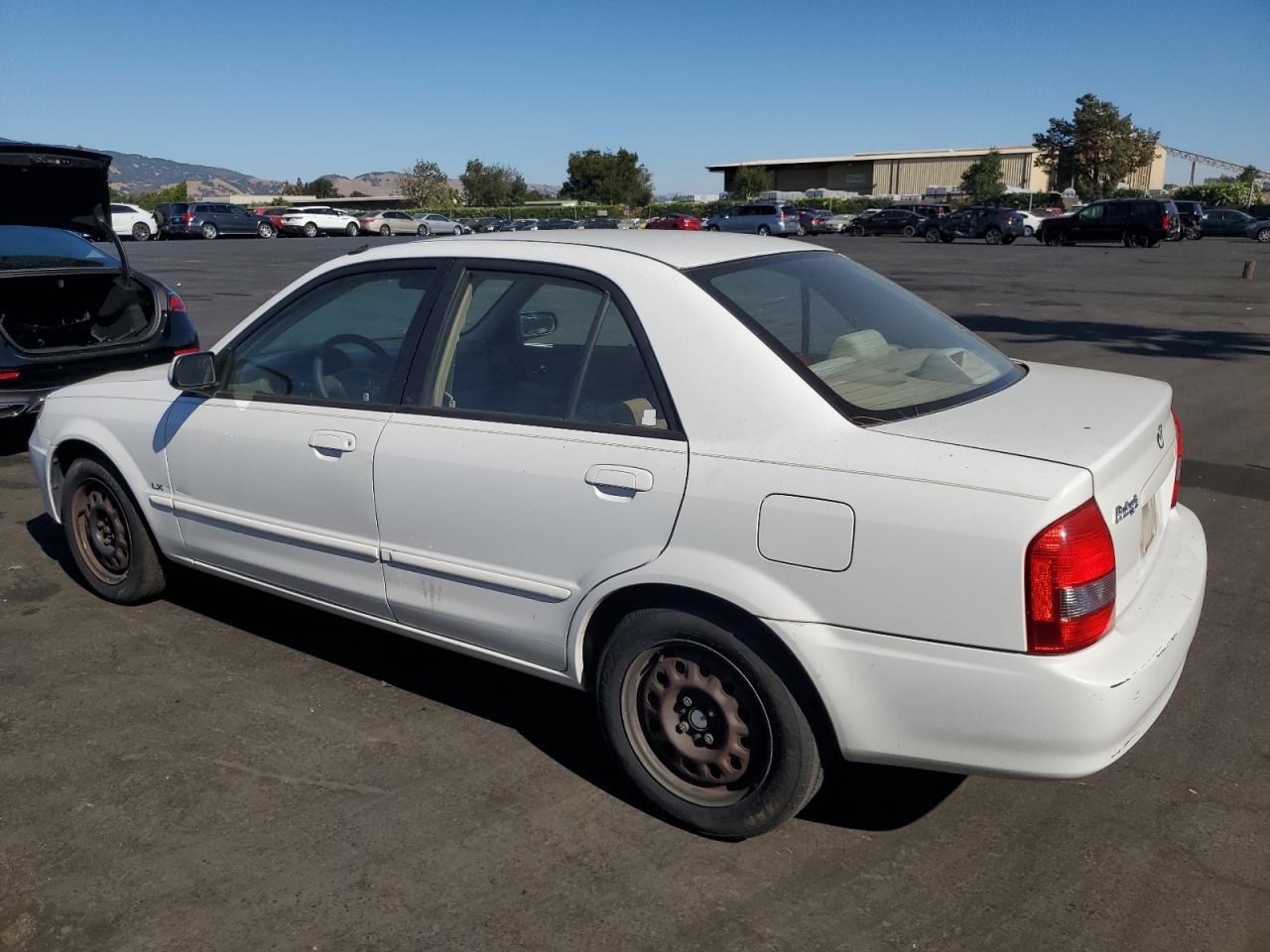 2002 Mazda Protege Dx white null gas JM1BJ225121575120 photo #3