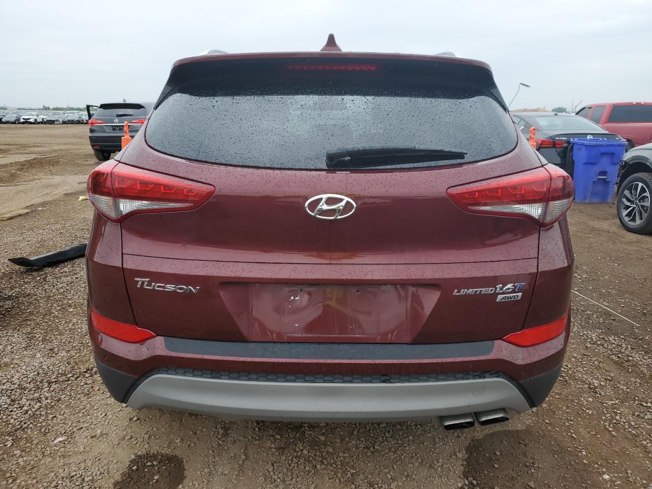 2017 Hyundai Tucson Limited VIN: KM8J3CA21HU503436 Lot: 69846425