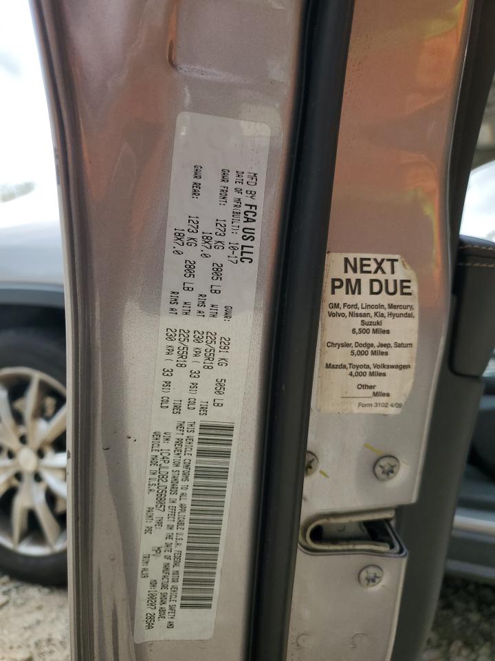 2018 Jeep Cherokee Limited VIN: 1C4PJLDB2JD568057 Lot: 70022485