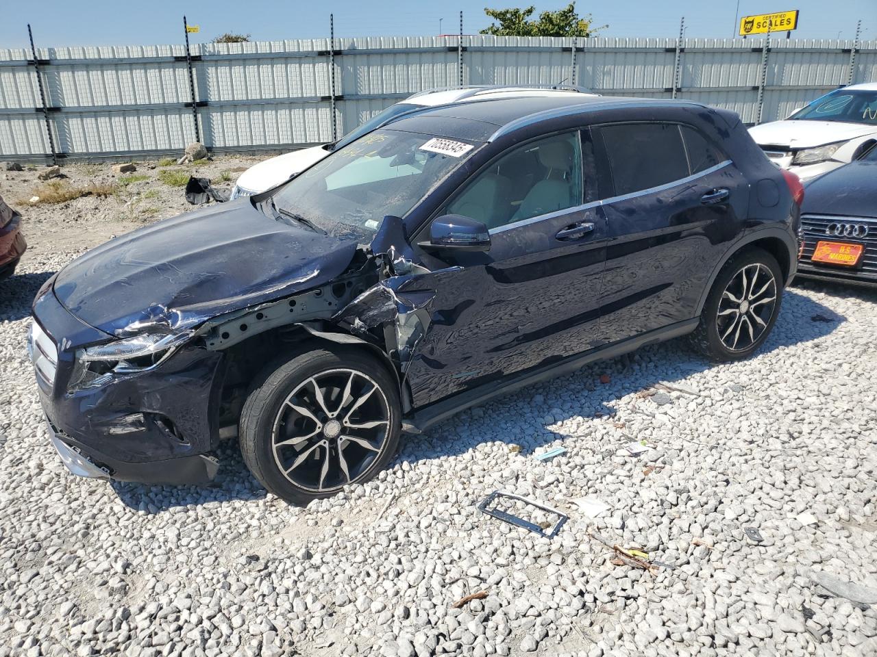 2017 Mercedes-Benz Gla 250 4Matic blue null gas WDCTG4GB5HJ353695 photo #1