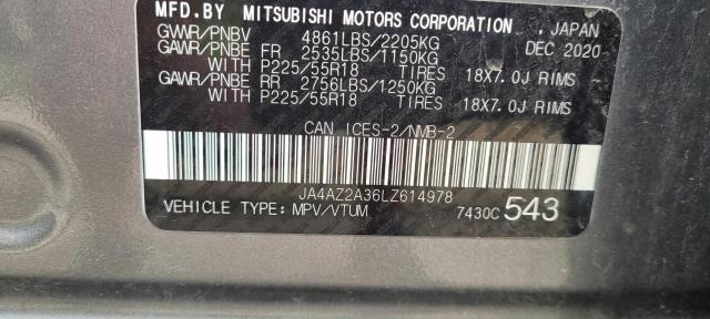 2020 MITSUBISHI OUTLANDER ES  