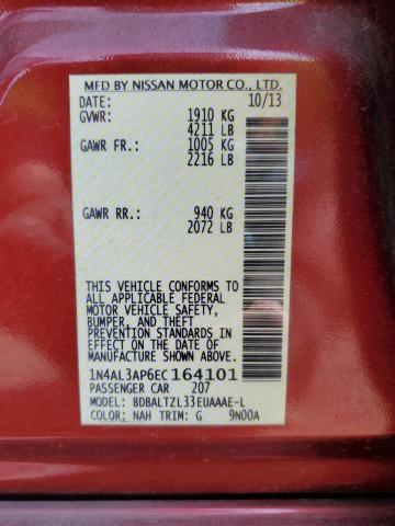 2014 NISSAN ALTIMA 2.5  