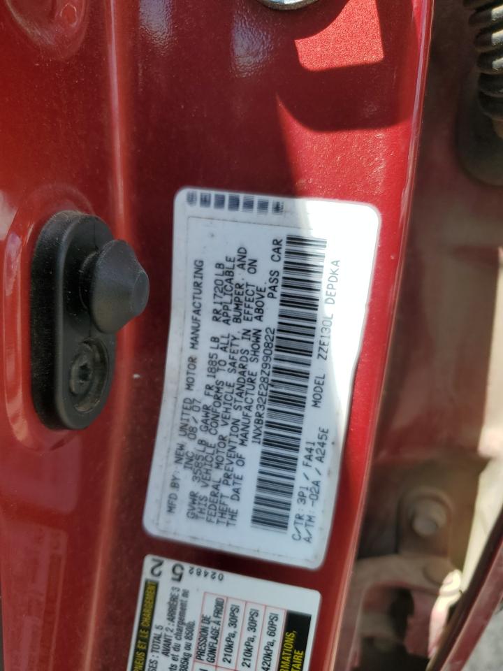 2008 Toyota Corolla Ce VIN: 1NXBR32E28Z990822 Lot: 69634045