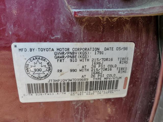 1998 TOYOTA RAV4   
