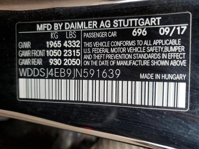 2018 MERCEDES-BENZ CLA 250  