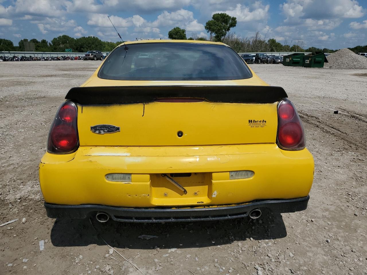 2002 Chevrolet Monte Carlo Ss VIN: 2G1WX15K029328168 Lot: 69038685