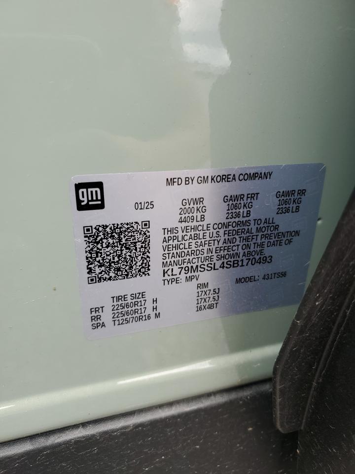 2025 Chevrolet Trailblazer Activ VIN: KL79MSSL4SB170493 Lot: 66623025