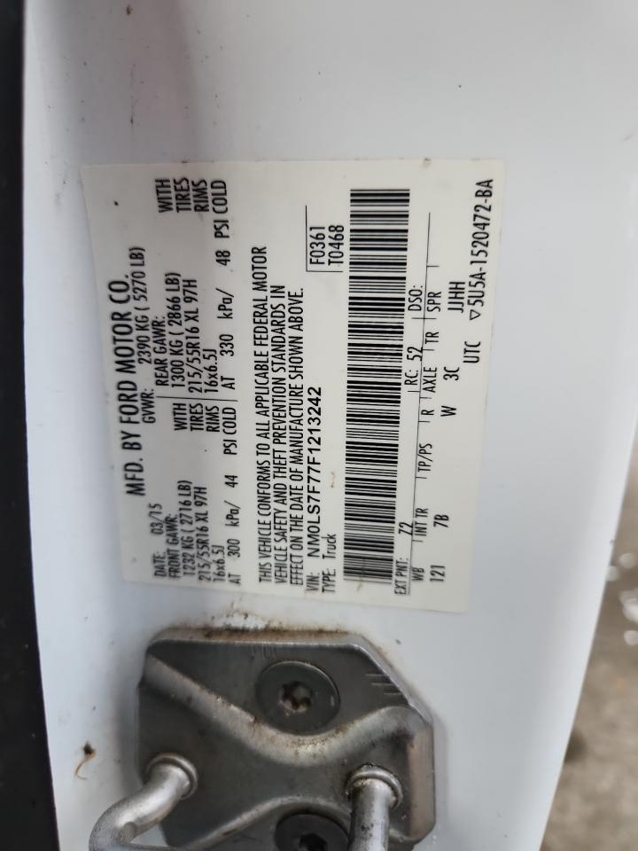 2015 Ford Transit Connect Xlt VIN: NM0LS7F77F1213242 Lot: 67440865