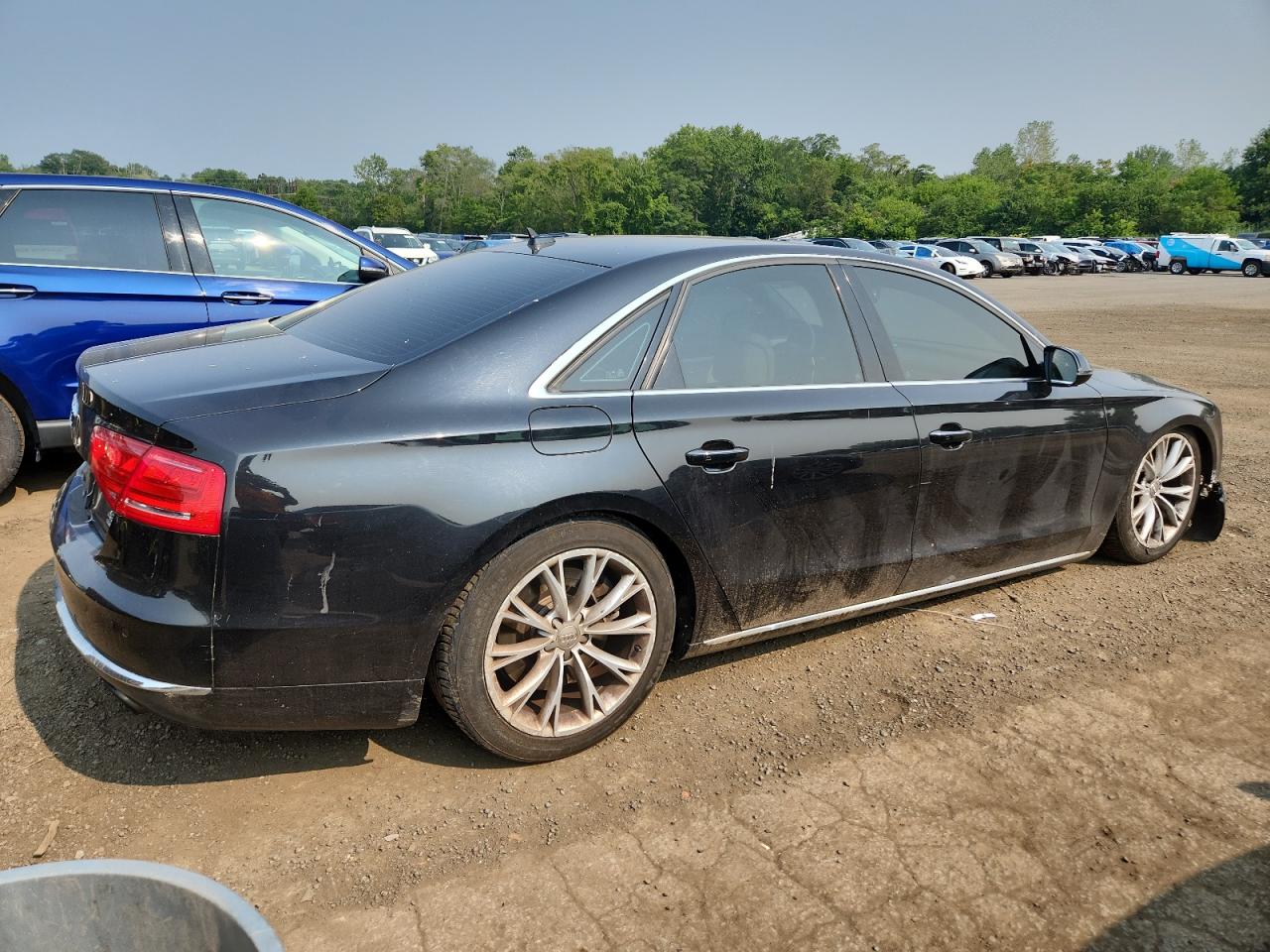 2011 Audi A8 Quattro black null gasoline WAUAVAFD7BN019735 photo #4