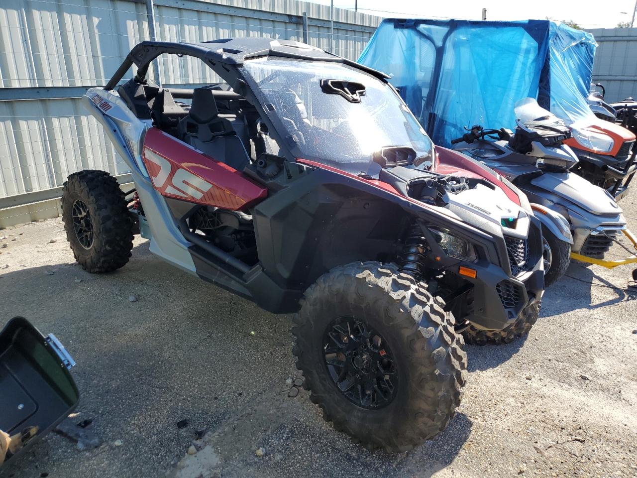 2024 Can-Am Maverick X3 Ds Turbo red null gas 3JBVGAY42RE001611 photo #1