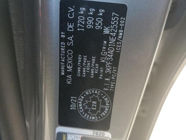 2022 KIA FORTE GT LINE  
