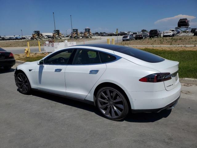 Hatchbacks TESLA MODEL S 2014 Biały