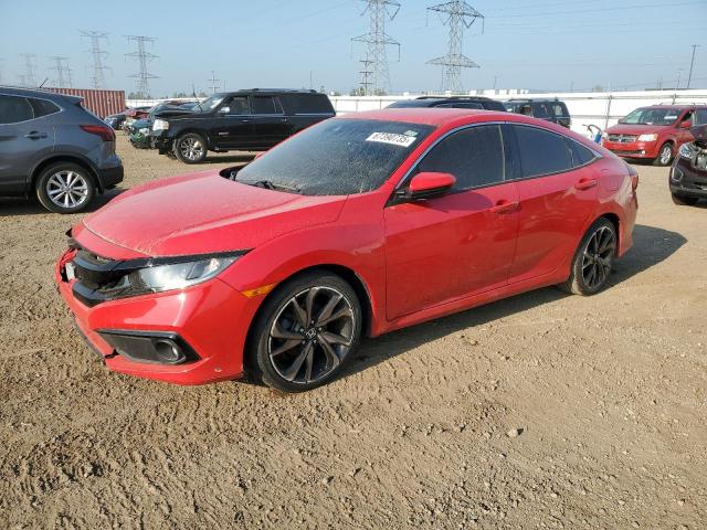  HONDA CIVIC 2021 Красный