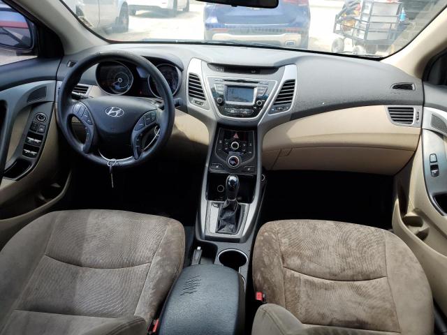  HYUNDAI ELANTRA 2014 Czerwony
