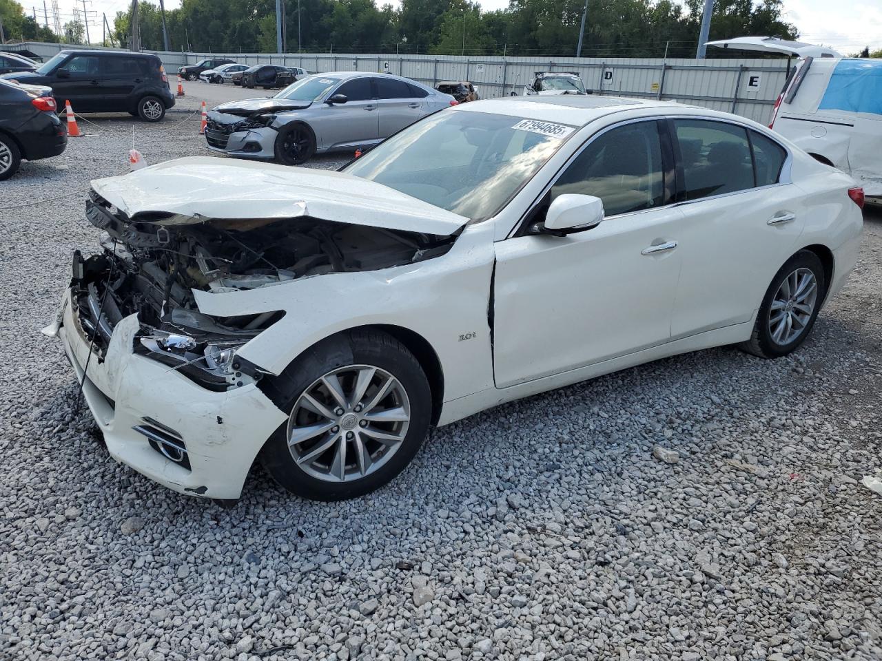 INFINITI Q50 2017. Lot# 67994685. VIN JN1EV7ARXHM834877. Photo 1