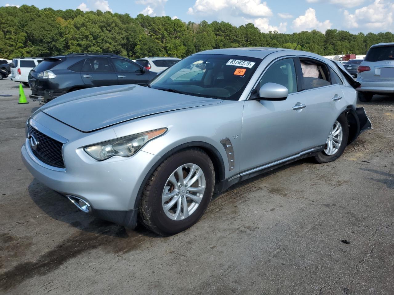INFINITI QX70 2017. Lot# 68190575. VIN JN8CS1MU2HM142420. Photo 1