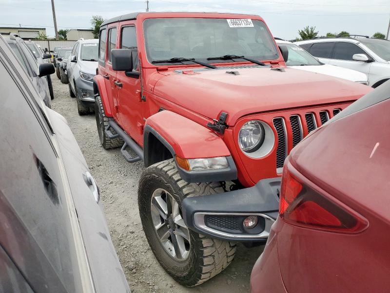  JEEP WRANGLER 2019 Czerwony