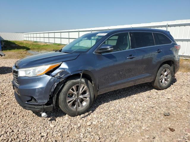 TOYOTA HIGHLANDER 2014 Blue