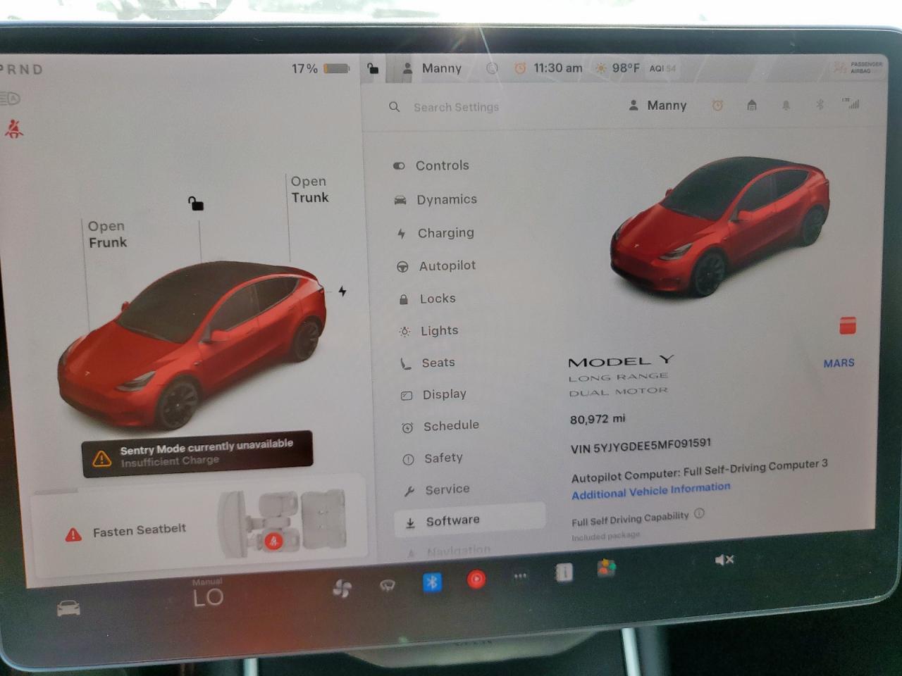 2021 Tesla Model Y VIN: 5YJYGDEE5MF091591 Lot: 70762315