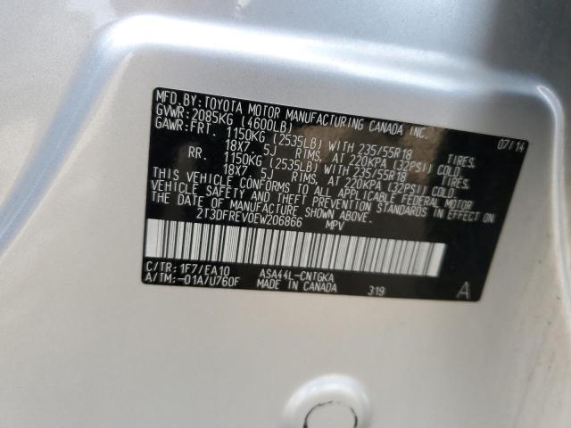 2014 TOYOTA RAV4 LIMITED  