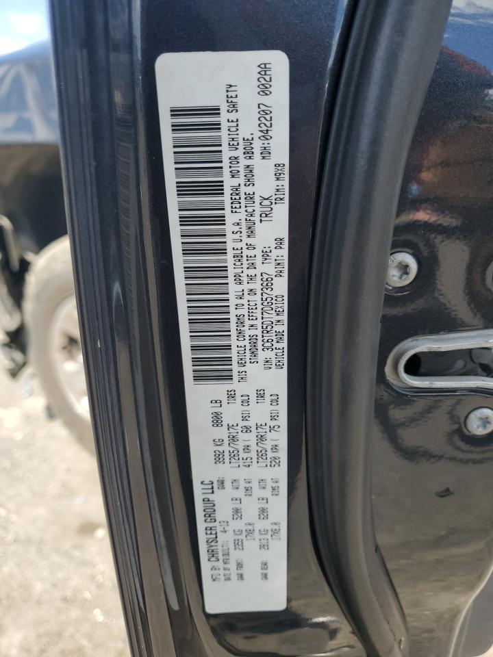 2013 Ram 2500 Slt VIN: 3C6TR5DT7DG573667 Lot: 70469995