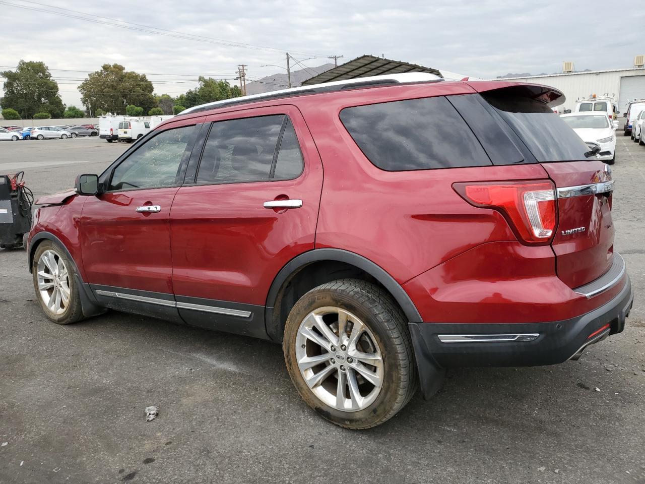 2018 Ford Explorer Limited red null gas 1FM5K7FH8JGC91048 photo #3