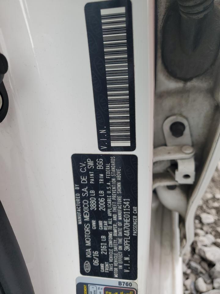 2017 Kia Forte Lx VIN: 3KPFL4A70HE011541 Lot: 67465615