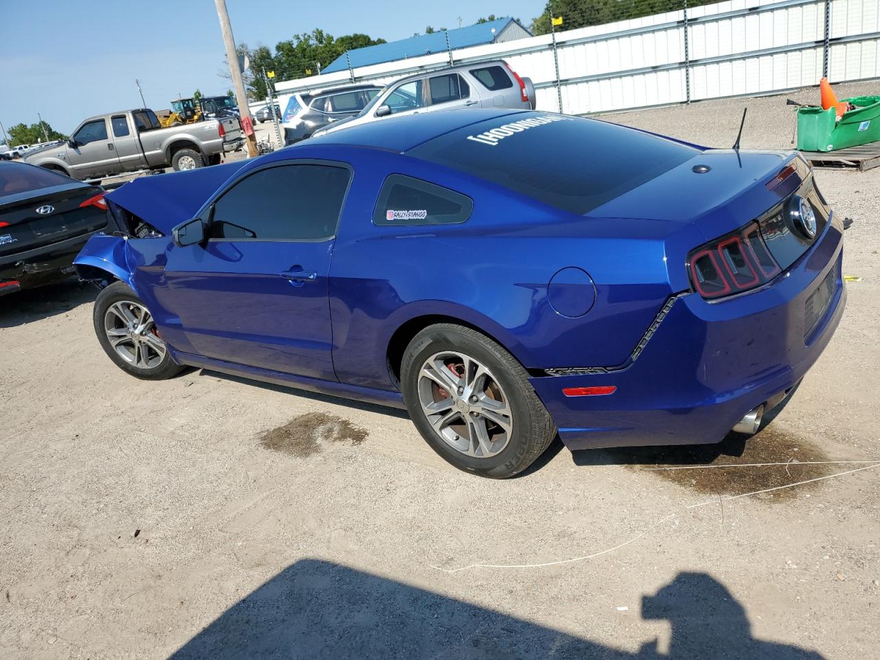 2014 Ford Mustang blue null gas 1ZVBP8AM7E5308648 photo #3