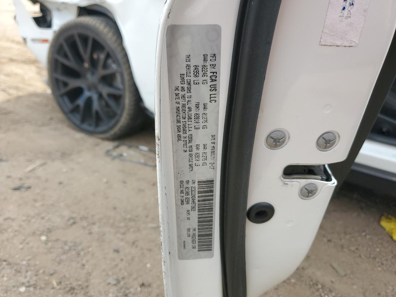 2017 Dodge Challenger Sxt VIN: 2C3CDZAG4HH573822 Lot: 67480755