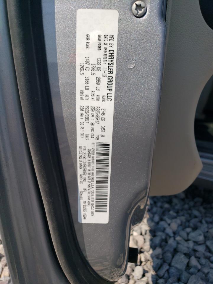 2014 Chrysler Town & Country Touring L VIN: 2C4RC1CG4ER228822 Lot: 67989025