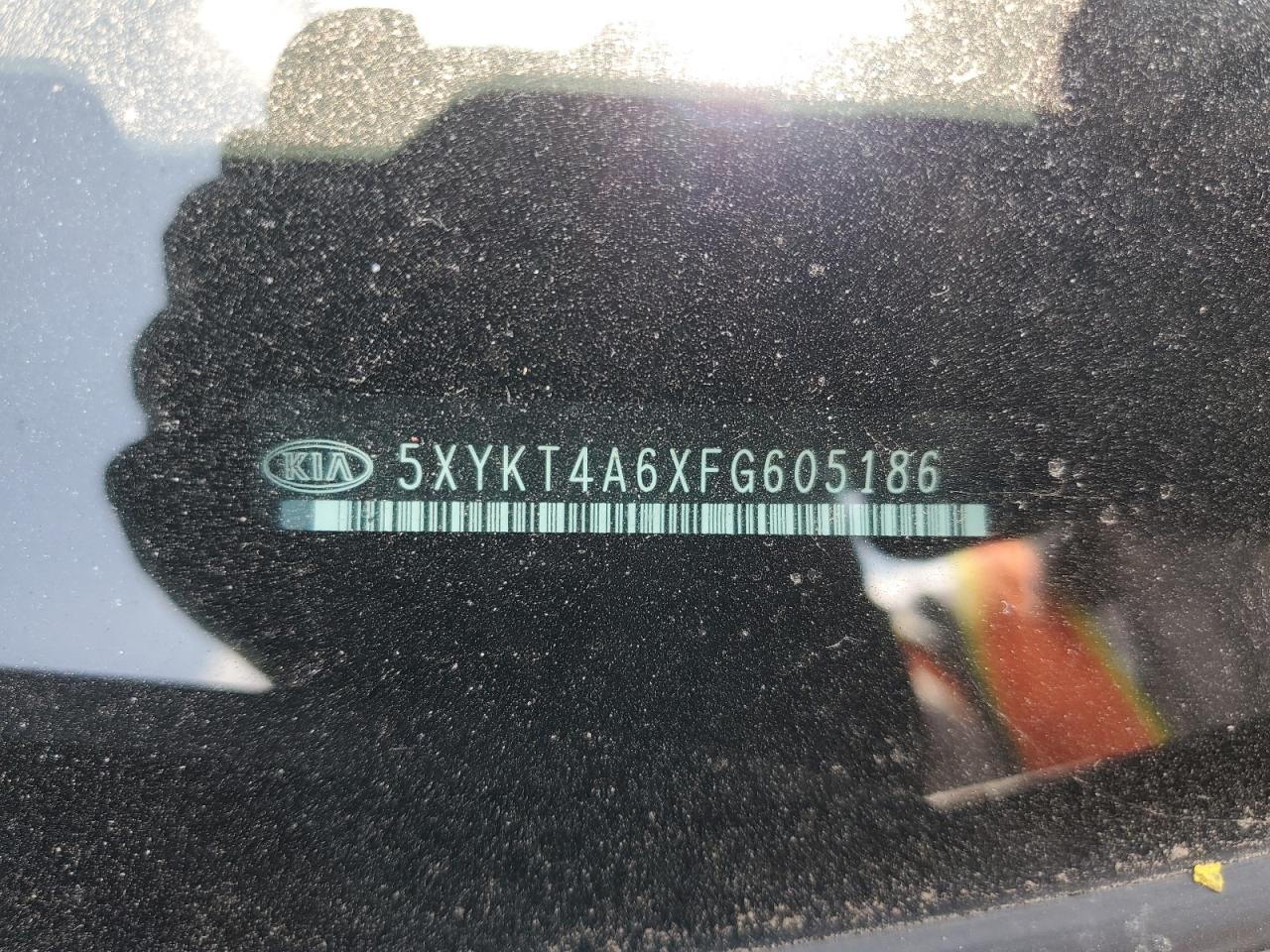 2015 Kia Sorento Lx VIN: 5XYKT4A6XFG605186 Lot: 68441065