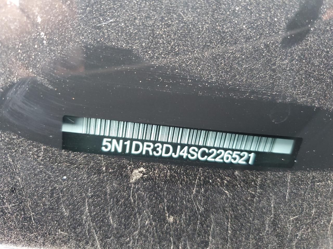 2025 Nissan Pathfinder Platinum VIN: 5N1DR3DJ4SC226521 Lot: 68948795