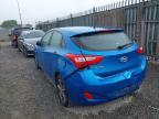 2015 HYUNDAI I30 S BLUE for sale at Copart WOLVERHAMPTON