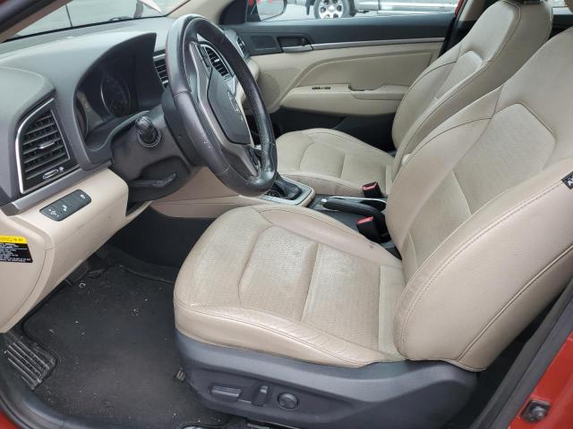 Sedans HYUNDAI ELANTRA 2017 Czerwony
