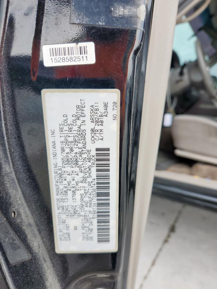 2003 Toyota Tundra Access Cab Sr5 VIN: 5TBRT34173S367474 Lot: 68532005