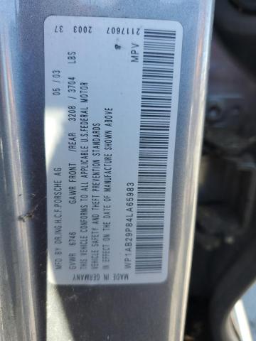 2004 PORSCHE CAYENNE S
