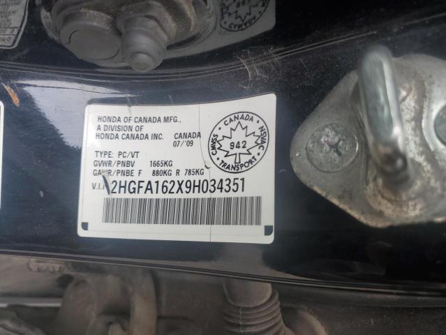 2009 HONDA CIVIC DX  