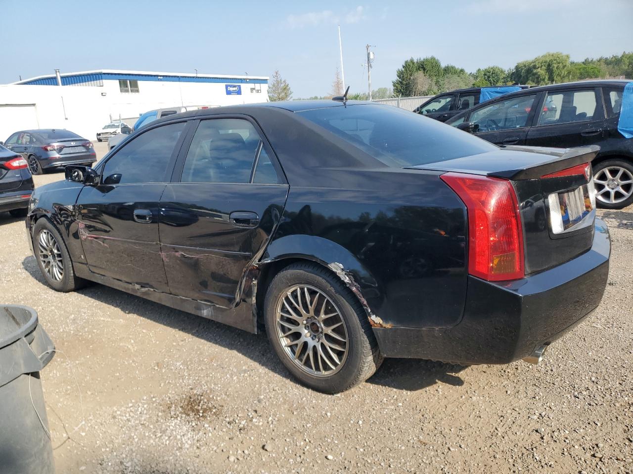 2007 Cadillac Cts Hi Feature V6 black null gas 1G6DP577X70110662 photo #3