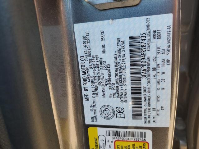 2014 FORD FUSION TITANIUM  