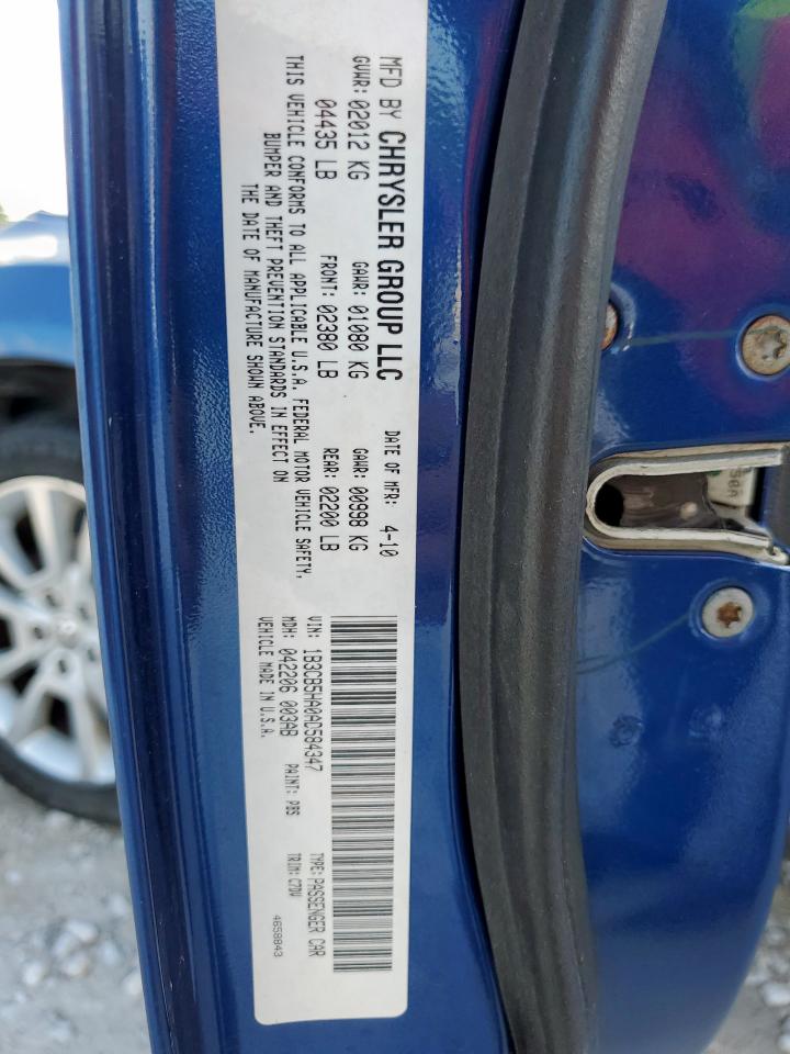 2010 Dodge Caliber Heat VIN: 1B3CB5HA0AD584347 Lot: 67548835