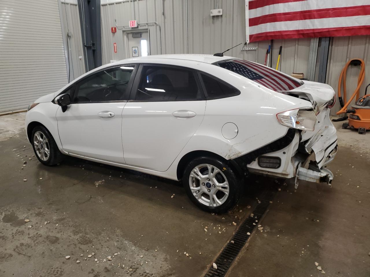 2015 Ford Fiesta Se white sedan gas 3FADP4BJ5FM118020 photo #3