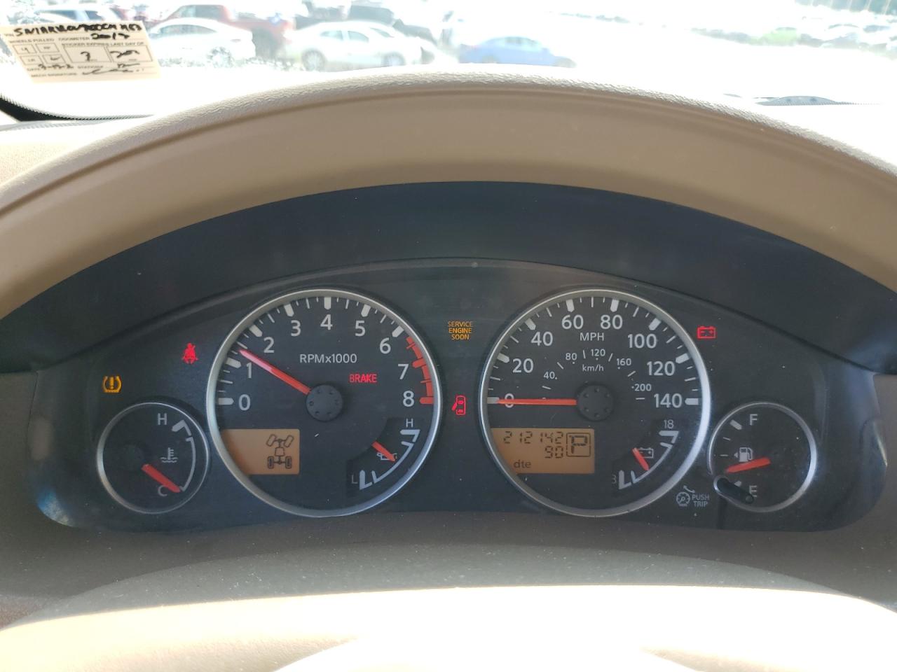 2008 Nissan Pathfinder Le VIN: 5N1AR18W96C644883 Lot: 67588405