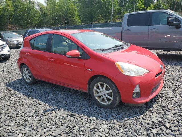 Hatchbacks TOYOTA PRIUS 2012 Czerwony