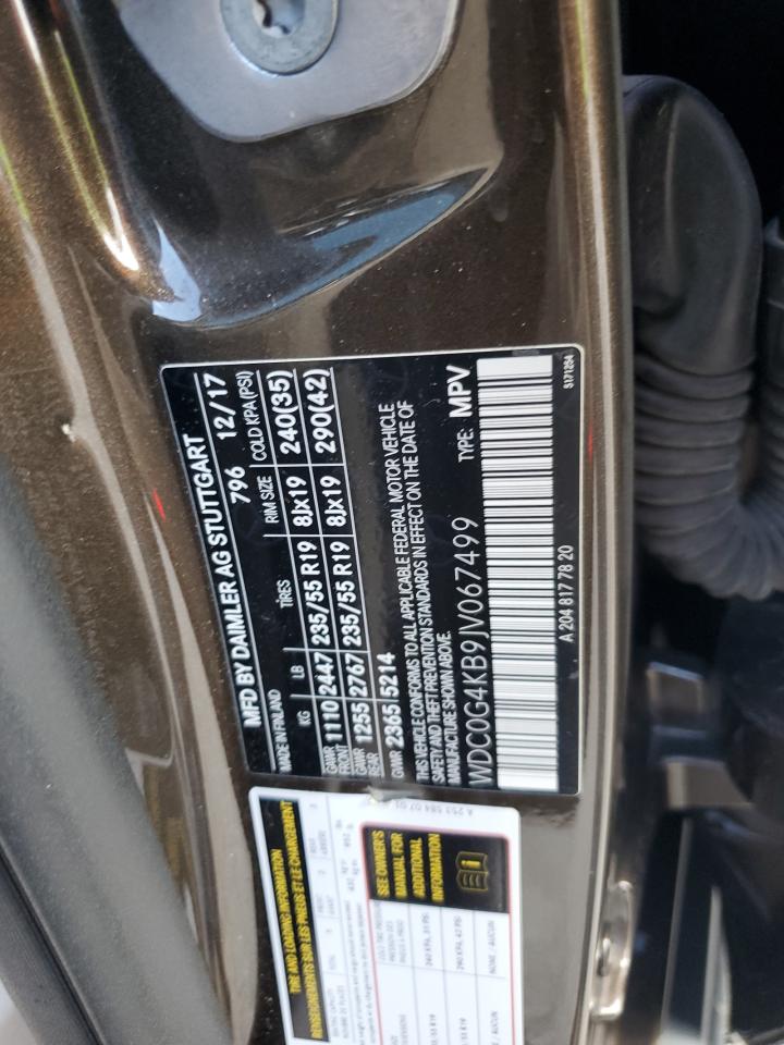 2018 Mercedes-Benz Glc 300 4Matic VIN: WDC0G4KB9JV067499 Lot: 68376775