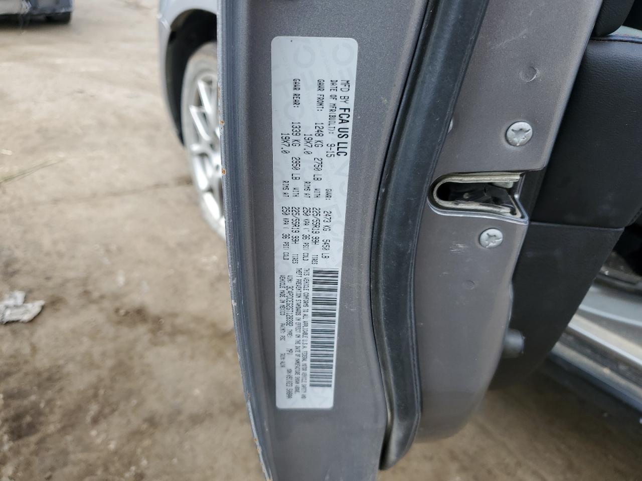 2016 Dodge Journey R/T VIN: 3C4PDCEG2GT128392 Lot: 85158455